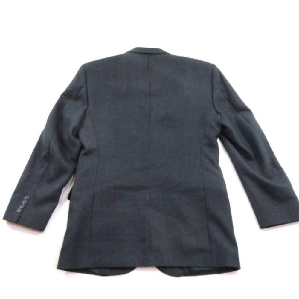 Options By Stafford Sports Coat Suit Jacket Blazer Mens 38 Charcoal Gray Color